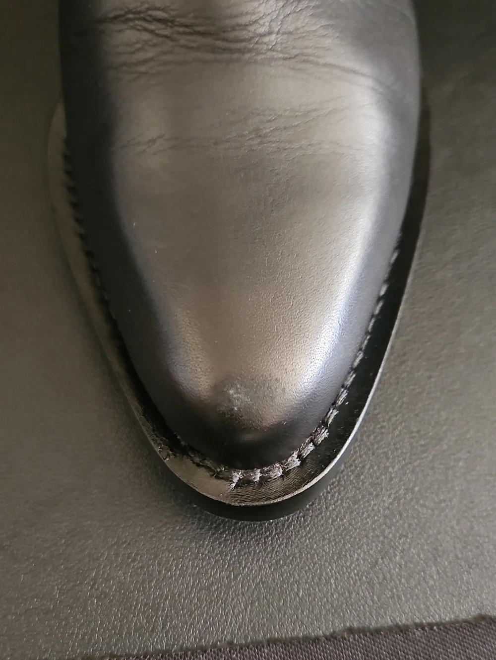 Quince Italian Leather Tall Western Boots In Black Size 7